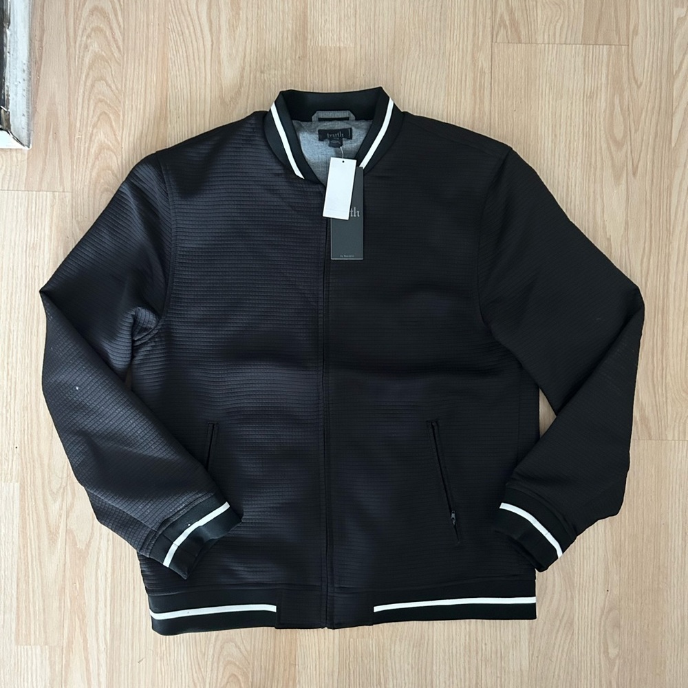 NWT Truth Black Bomber Jacket